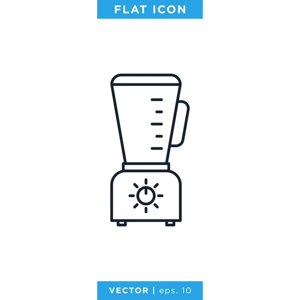 Blender Icon Plantilla Diseño Vectorial Estilo Lineal Carrera Editable — Vector de stock