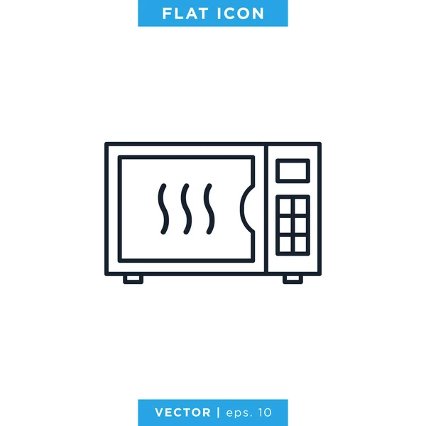 Magnetron Icoon Vector Ontwerp Template Bewerkbare Beroerte — Stockvector