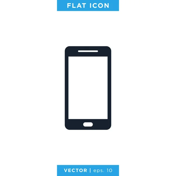 Modèle Conception Vectorielle Icône Téléphone Intelligent — Image vectorielle