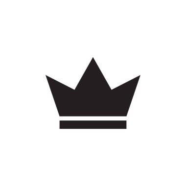 Crown Simge Vektör Logo Şablonu