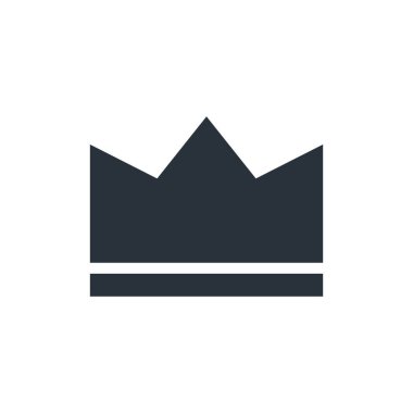 Crown Simge Vektör Logo Şablonu
