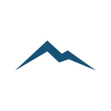 dağ logosu vektör tasarım şablonu