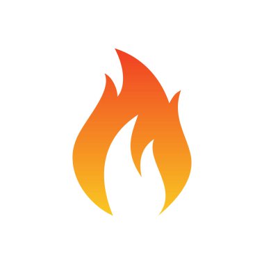 Ateş Alevi Logosu Vektör Tasarımı 