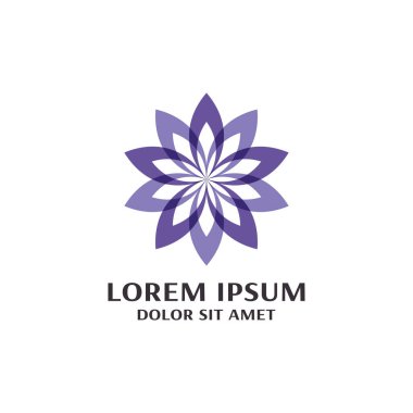 Çiçek Logosu Tasarım Şablonu