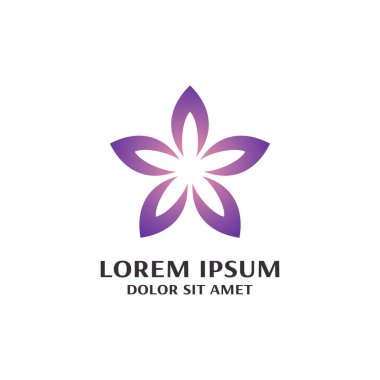 Çiçek Logosu Tasarım Şablonu