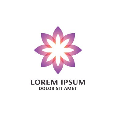 Çiçek Logosu Tasarım Şablonu