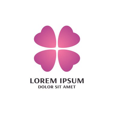 Çiçek Logosu Tasarım Şablonu