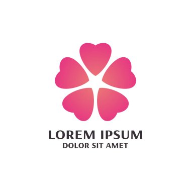 Çiçek Logosu Tasarım Şablonu