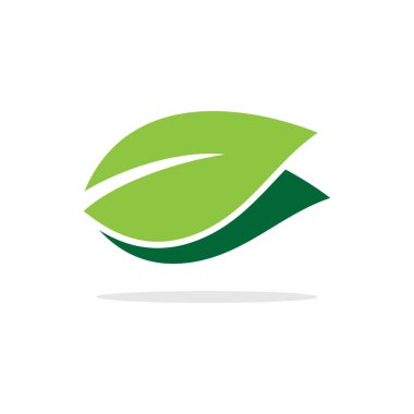 Yaprak Logo Vektörü Tasarım Şablonu