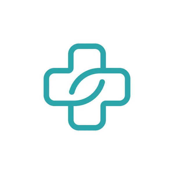 Medizin Und Pharmazie Logo Vector Design Template Logo Gesundheitswesen — Stockvektor