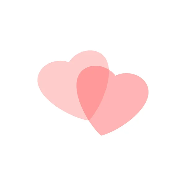 Coração Amor Logo Vector Design Template —  Vetores de Stock