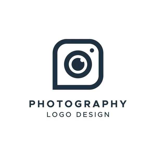 Fotografie Logo Vektor Design Template — Stockvektor