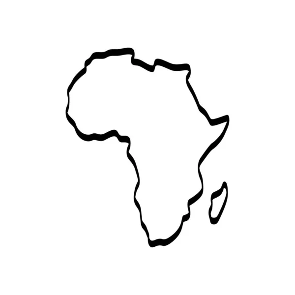 Mapa África Plantilla Diseño Vectorial — Vector de stock