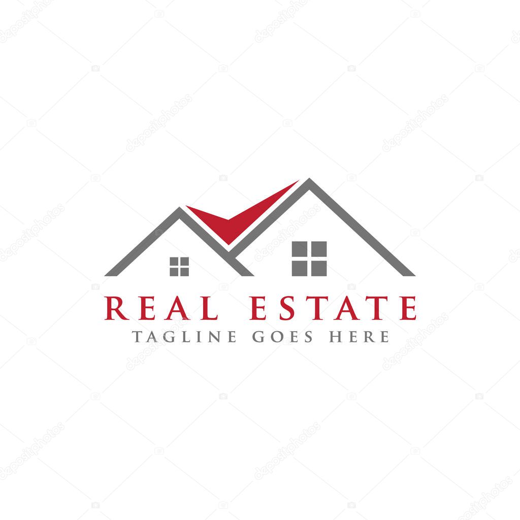 Real Estate Logo Design. Architecture and Construction Logo Vector Design Template.