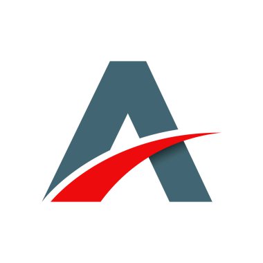 bir logo vektör tasarım şablonu harfi