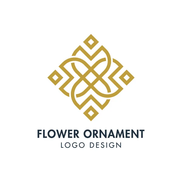 Çiçek Süsleme Logosu Tasarım Şablonu. Düzenlenebilir Vektör 10.