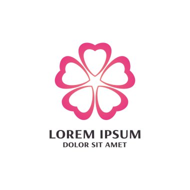Çiçek Logosu Tasarım Şablonu