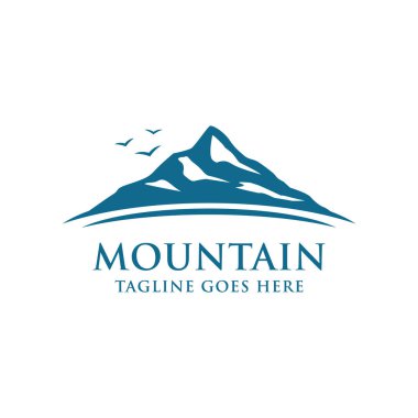dağ logosu vektör tasarım şablonu
