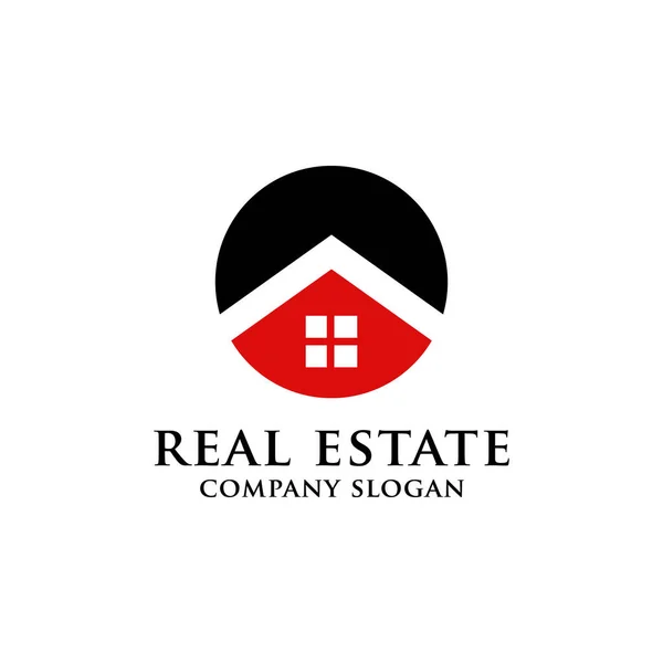 Real Estate Logo Design Architecture Construction Logo Vector Design Template — Stock Vector