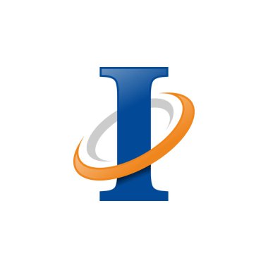 Birinci Harf Logo Vektör Tasarım Şablonu