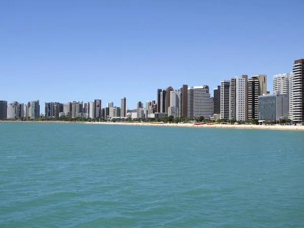 Fortaleza Beach, Ceara, kuzeydoğu Brezilya kıyılarında