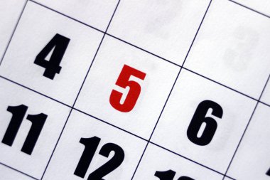 Cinco de Mayo takvim sayısal takvim - numarası