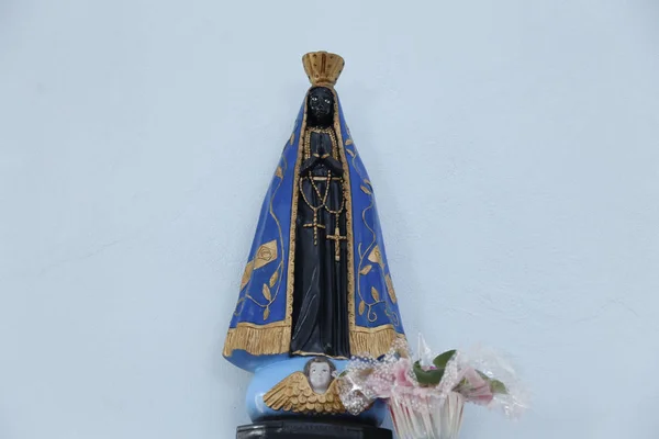 Estátua da imagem de Nossa Senhora de Aparecida — Fotografia de Stock