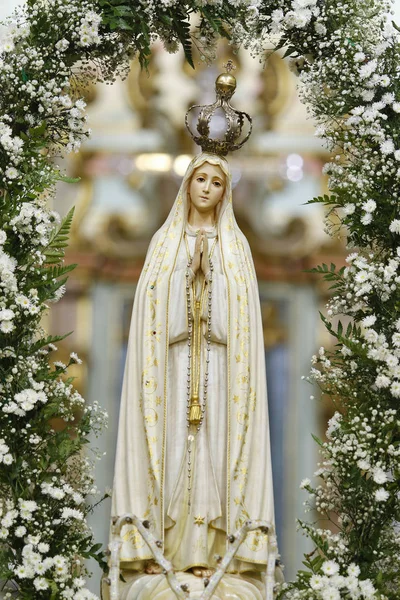 Estatua de la imagen de Nuestra Señora de Fátima — Foto de Stock