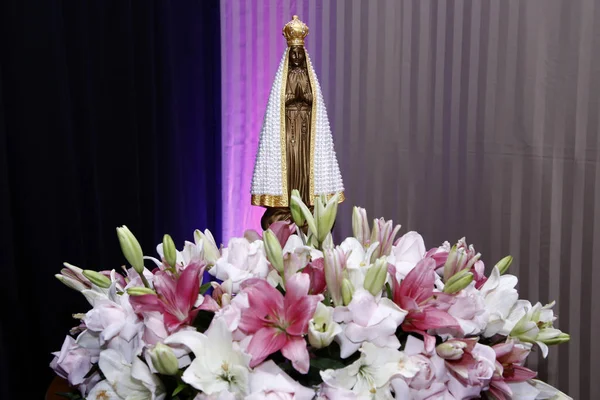 Estátua da imagem de Nossa Senhora de Aparecida — Fotografia de Stock