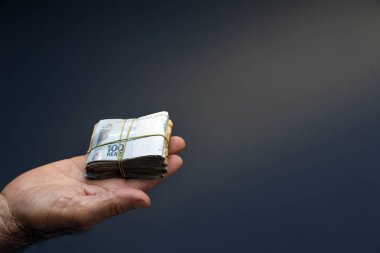 Eller Brezilya reel notlar tutarak - Brezilya Para - Notlar o