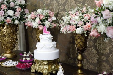 Parti kek, 15 yaşındaki Doğum günü pastası, on beş yaşında