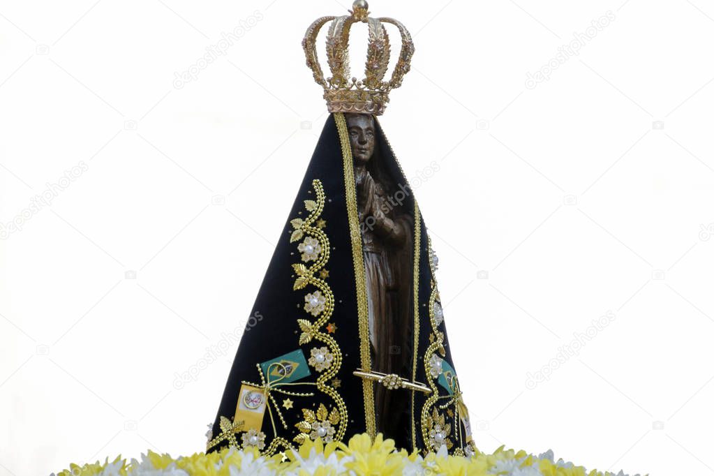 Statue of the image of Our Lady of Aparecida