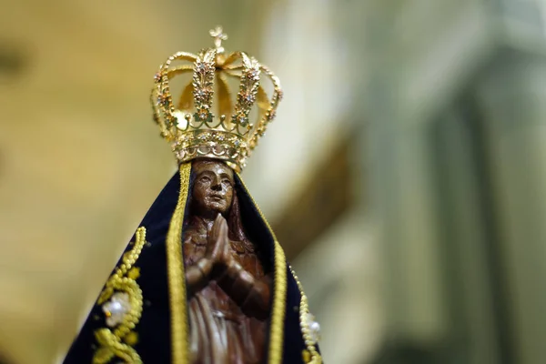 Imagem de Nossa Senhora de Aparecida - Estátua da imagem de Nossa Senhora — Fotografia de Stock