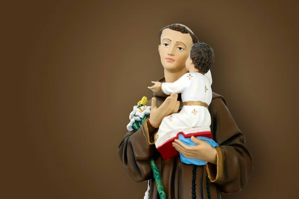 Saint Anthony Lisbon Anthony Padua Baby Jesus Catholic Church Image — Stock Photo, Image