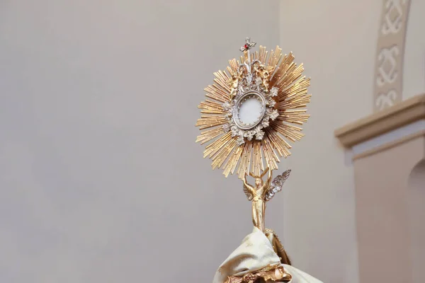 Katolik kilisesi ayininde ibadet için kutsal bir tören - Katolik kilisesine tapınma - kutsal saat - kutsal hafta