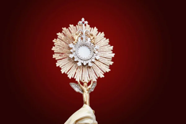 Katolik kilisesi ayininde ibadet için kutsal bir tören - Katolik kilisesine tapınma - kutsal saat - kutsal hafta