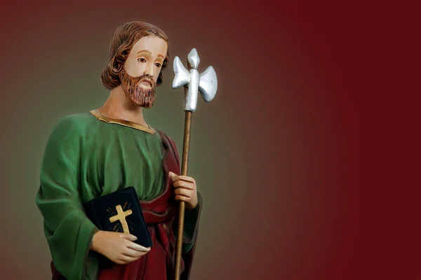 Święty Juda Thaddaeus Obraz Kościoła Katolickiego — Zdjęcie stockowe