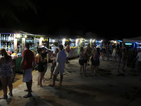 Jericoacoara Ceara Brasilien Januar 2020 Bewegung Von Menschen Touristen Und — Stockfoto