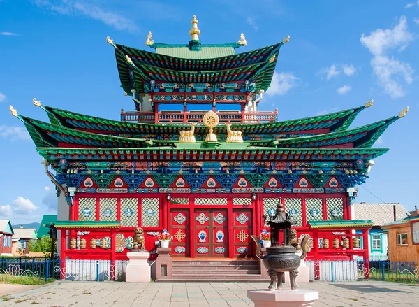 Ivolginsky datsan, Budist tapınağı, Buryatia.