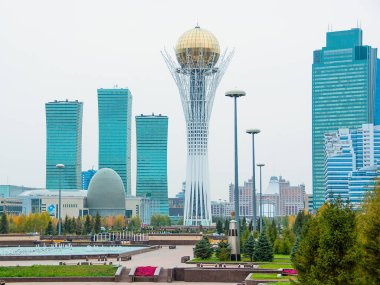 Kazakistan'ın Nursultan bölgesinde