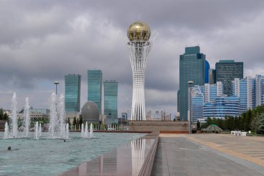Kazakistan'ın Nursultan bölgesinde