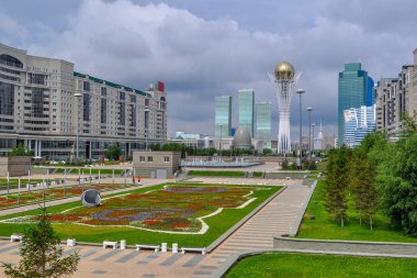 Kazakistan'ın Nursultan bölgesinde
