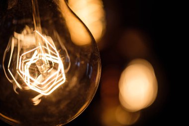 Akkor sarmal retro vintage sıcak lamba edison