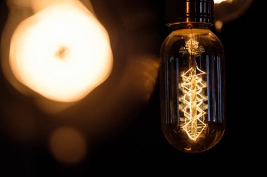 Akkor sarmal retro vintage sıcak lamba edison