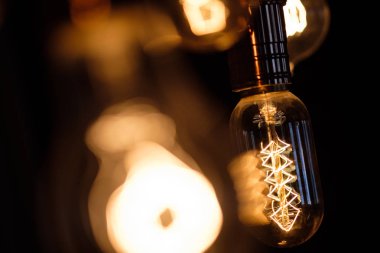 Akkor sarmal retro vintage sıcak lamba edison