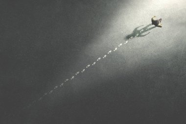 dindar patika ışık doğru