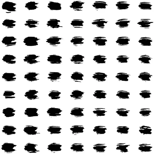 Abstraktní bezešvé vzory s skvrnami. Ručně kreslené textury z inkoustu. Skvrnka, šplouchnutí, škrábnutí, mrtvice. Izolované. — Stockový vektor