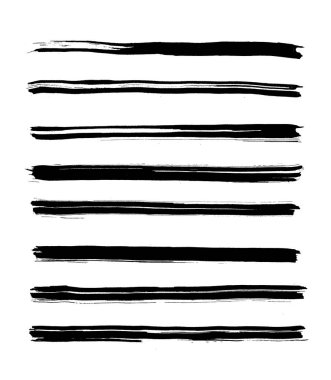 Şeritli soyut desen. Mürekkepten yapılmış el yapımı dokular. Sayı, su sıçratma, karalama, vuruş. İzole edilmiş.