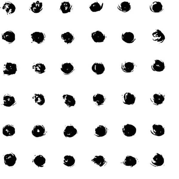 Абстрактный бесшовный шаблон с точками. Ручной рисунок текстур из чернил. Точка, всплеск, царапина, инсульт. Isolated . — стоковый вектор
