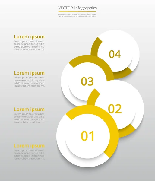 Vector Business Template Presentation Abstract Elements Graph Diagram Chart Steps — Stock Vector